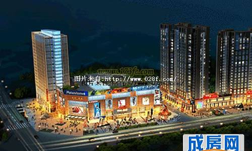 恒创蜀都广场-外观图