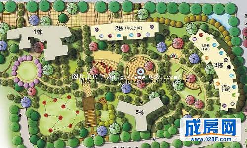 麓山国际社区高层豪宅茵特拉肯-外观图