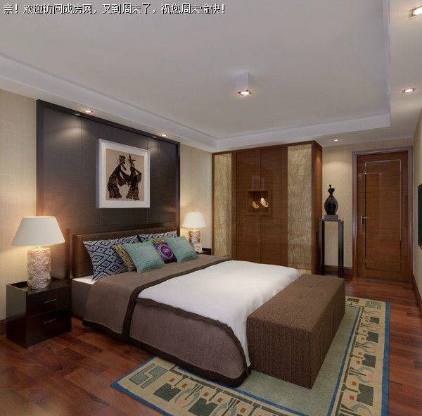 南湖国际装修中式风格案例 