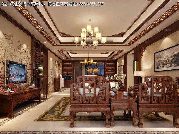 成都装修公司推荐华煕艺术村中式风格案例赏析