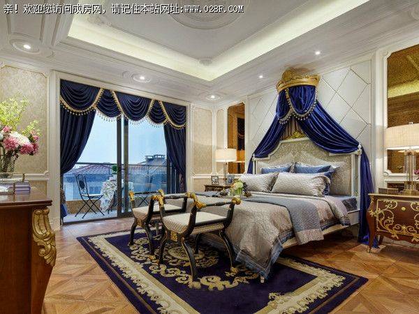 成都别墅装修人居紫云庭法式风格案例