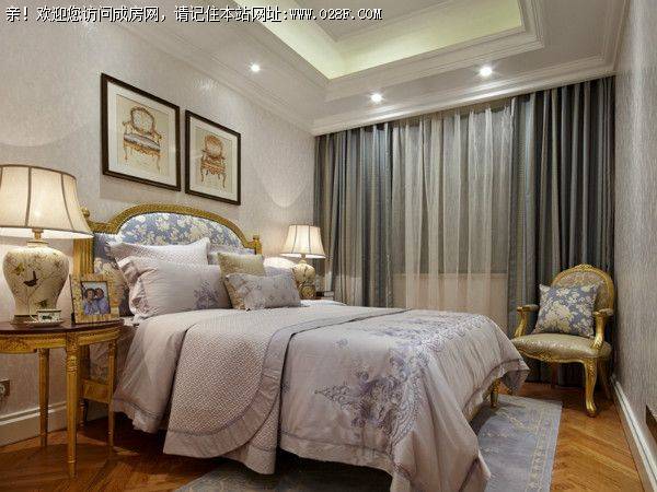 成都别墅装修人居紫云庭法式风格案例