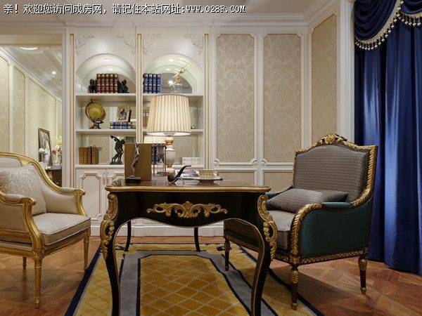 成都别墅装修人居紫云庭法式风格案例