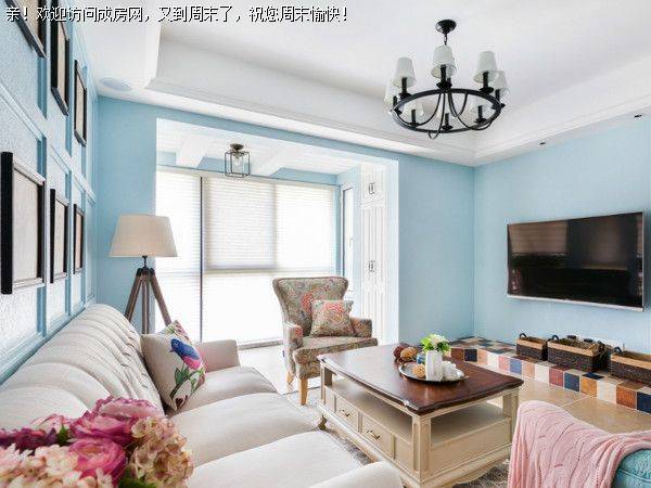 河畔新世界现代美式风格案例