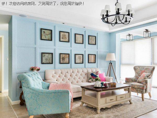 河畔新世界现代美式风格案例