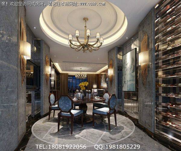 华润凤凰城港式风格装修案例