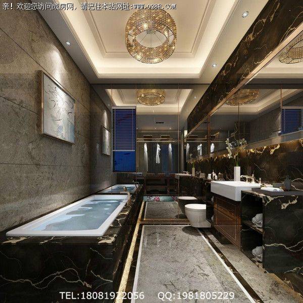 华润凤凰城港式风格装修案例