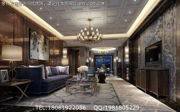 华润凤凰城港式风格装修案例