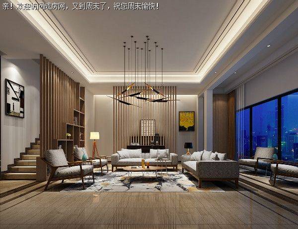 成都别墅装修公司新中式风格设计