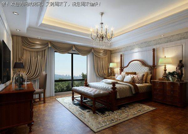 成都别墅装修美式风格案例 