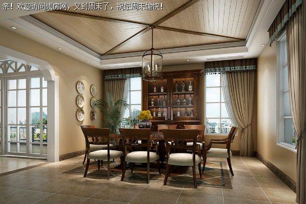 成都别墅装修美式风格案例 