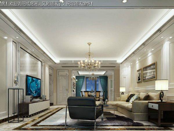 炜岸城简欧风格案例赏析