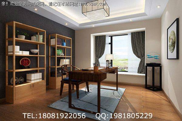 成都全包公司两江国际新中式风格案例