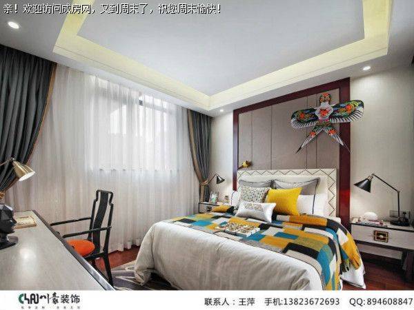 成都装修公司世龙广场中式风格案例