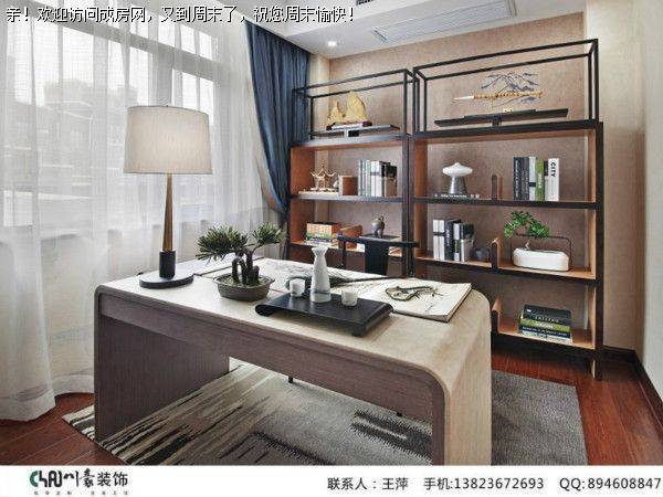 成都装修公司世龙广场中式风格案例