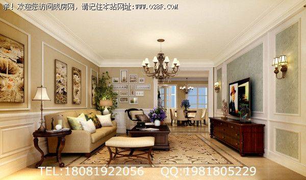 成都装修公司中洲中央城邦简美风格案例