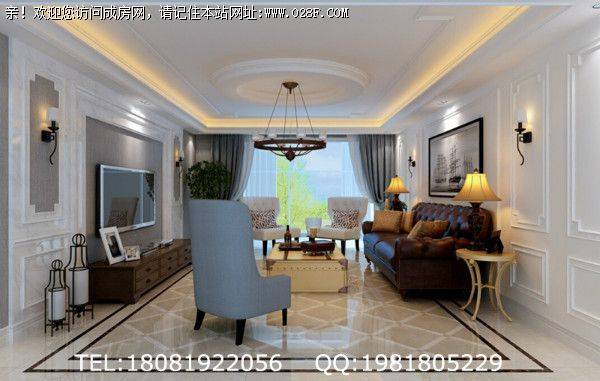 成都装修公司保利两河森林新古典风格案例