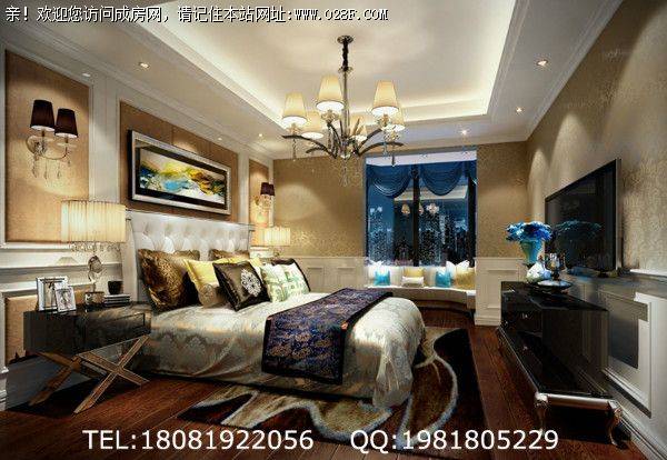 成都全包公司保利狮子湖欧式风格装修案例