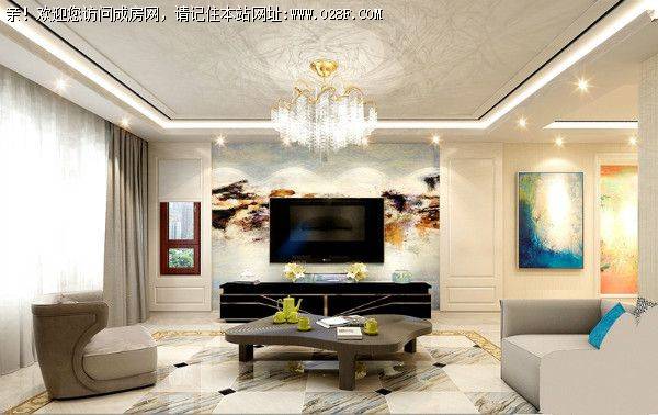 成都全包公司鸿基悦城现代混搭风格装修案例