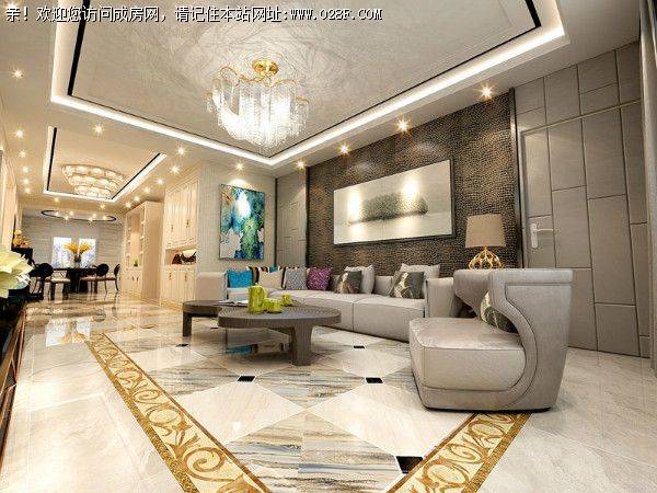 成都全包公司鸿基悦城现代混搭风格装修案例