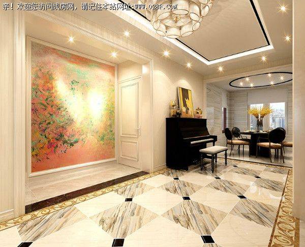 成都全包公司鸿基悦城现代混搭风格装修案例