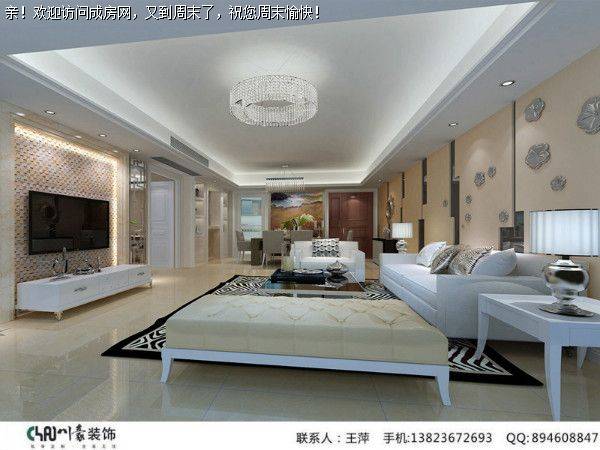 成都装修公司推荐成都后花园现代风格案例