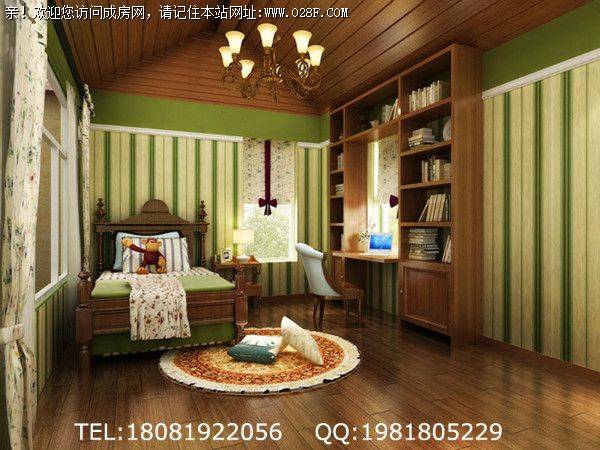 成都装修公司仁和春天国际美式风格案例