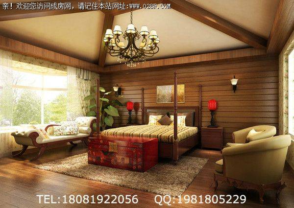 成都装修公司仁和春天国际美式风格案例