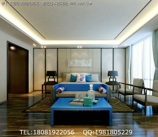 成都全包公司金沙国际新中式风格案例