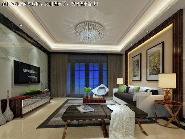 成都装修公司建发鹭洲国际现代风格案例 