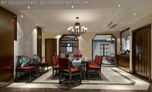 成都装修公司城南华府新中式风格案例