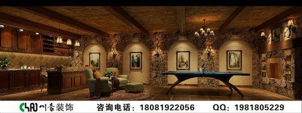 成都别墅设计华侨城美式风格装修案例