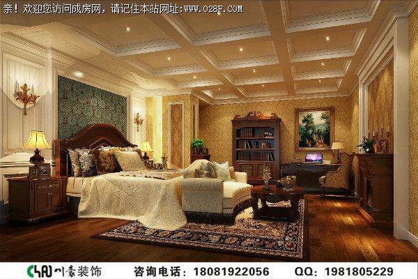 成都别墅设计华侨城美式风格装修案例