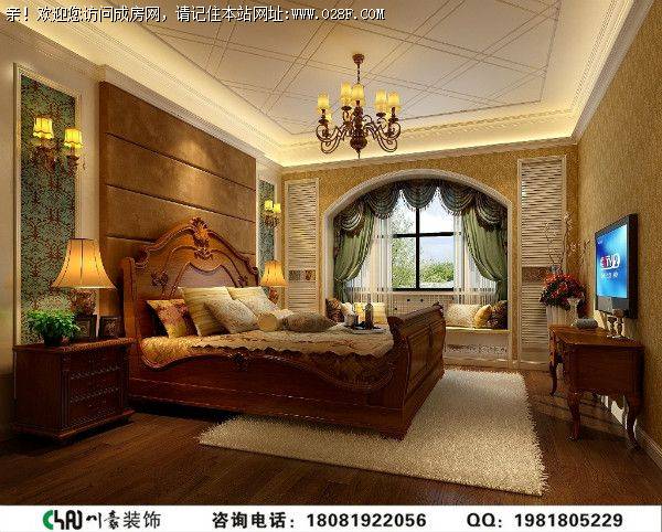 成都别墅设计华侨城美式风格装修案例