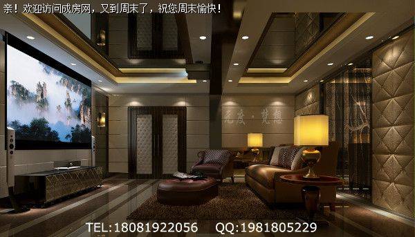 成都别墅装修蔚蓝卡地亚港式风格案例