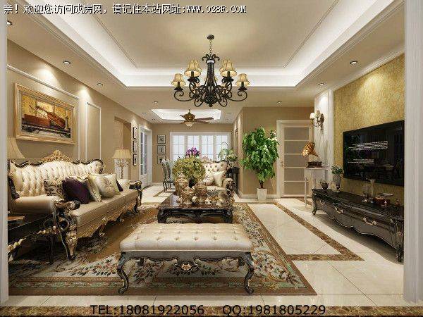 新都装修公司东骏湖美式风格装修案例