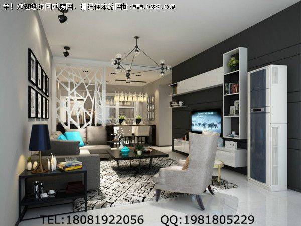 三利麓山城现代风格装修案例