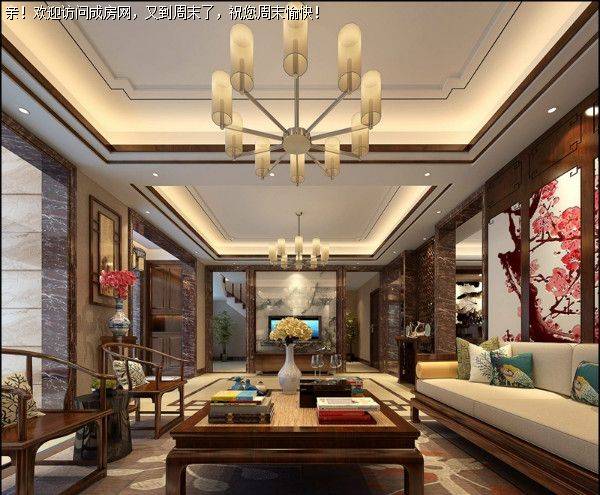 城南一号新中式风格装修案例