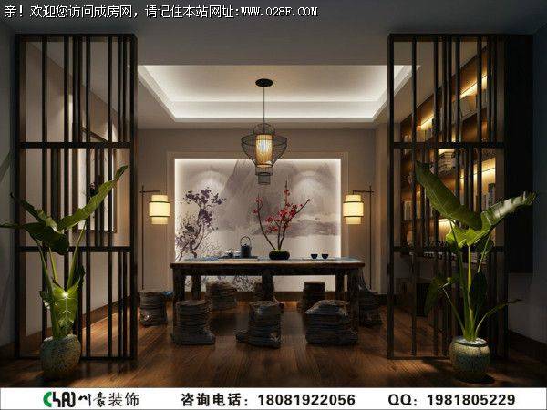 皇冠国际中式风格装修案例