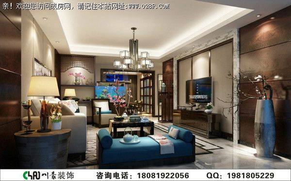 皇冠国际中式风格装修案例