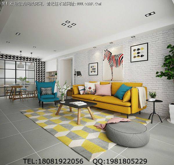 天悦府北欧风格装修案例