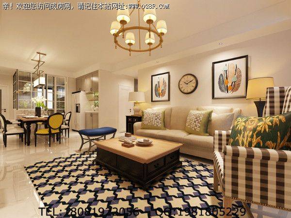 戛纳湾金棕榈简美风格装修案例