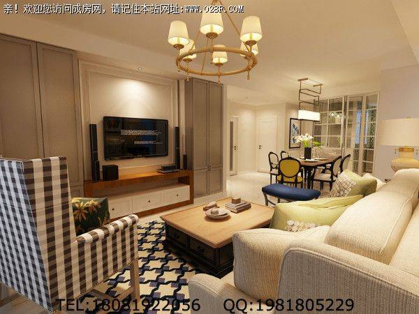 戛纳湾金棕榈简美风格装修案例