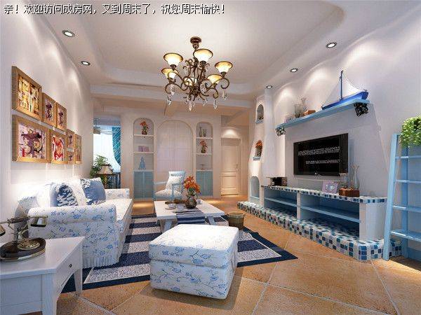 成都温江玺龙湾地中海装修风格案例赏析