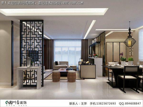 成都全装公司南湖世纪—新中式风格案例