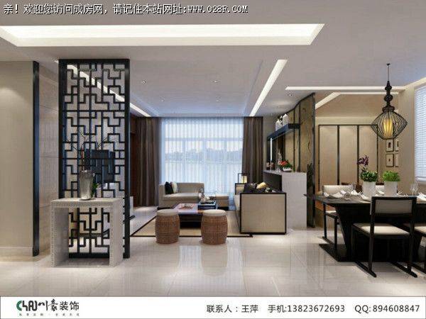 成都全装公司南湖世纪—新中式风格案例