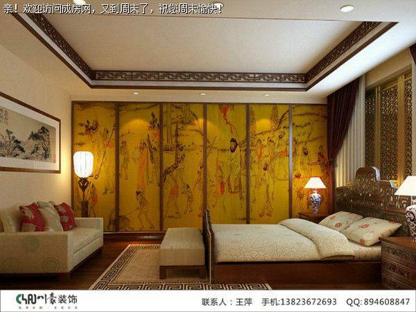 成都装修公司国韵村新中式风格案例  