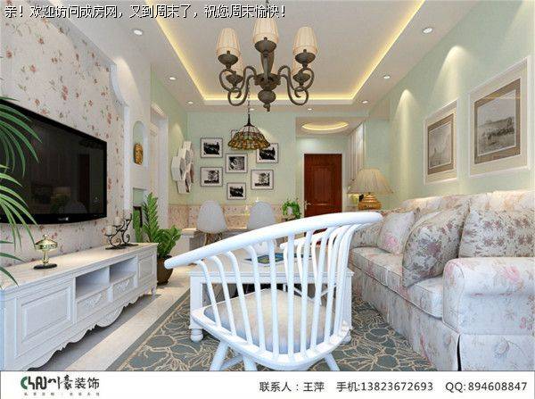 80平米小户型装修风格田园风格案例