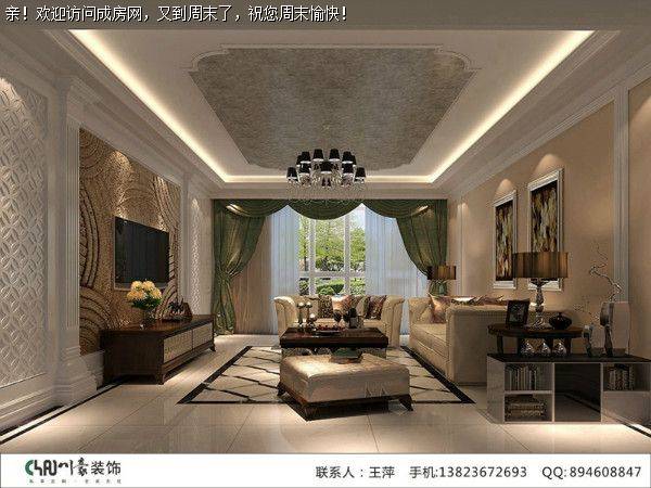 成都装修公司蓝光金悦府新中式风格案例