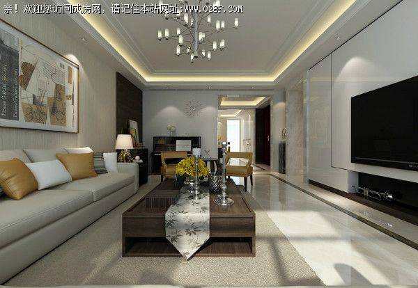 成都装修公司世茂玉锦湾港式风格案例